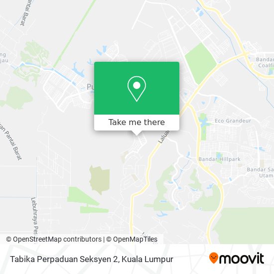 Peta Tabika Perpaduan Seksyen 2