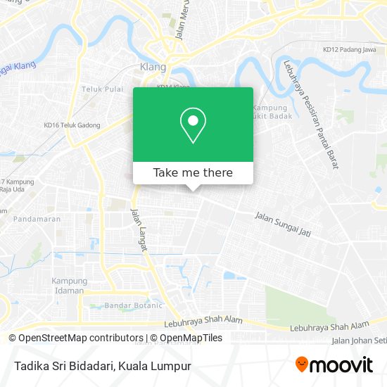 Tadika Sri Bidadari map