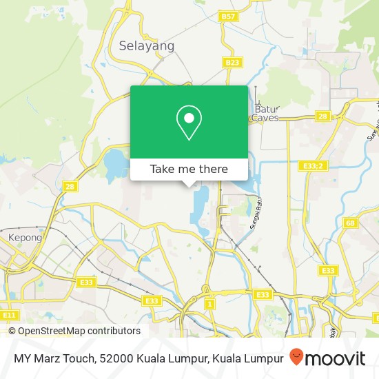 MY Marz Touch, 52000 Kuala Lumpur map