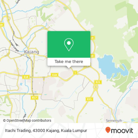 Itachi Trading, 43000 Kajang map