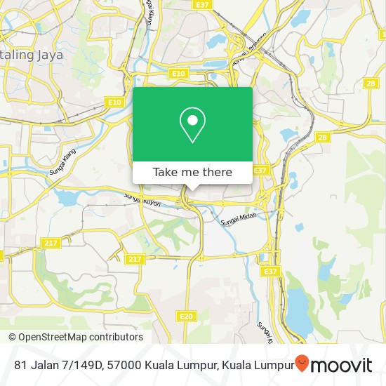 Peta 81 Jalan 7 / 149D, 57000 Kuala Lumpur