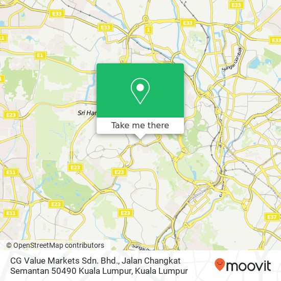 CG Value Markets Sdn. Bhd., Jalan Changkat Semantan 50490 Kuala Lumpur map