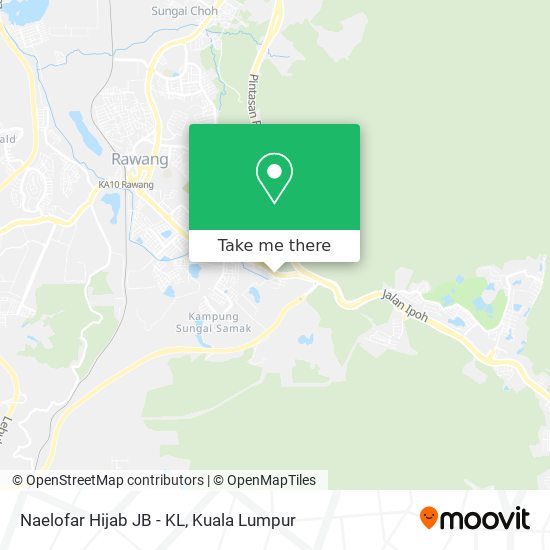 Naelofar Hijab JB - KL map