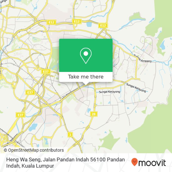 Heng Wa Seng, Jalan Pandan Indah 56100 Pandan Indah map