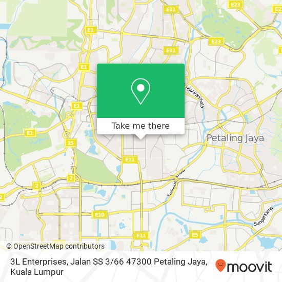 3L Enterprises, Jalan SS 3 / 66 47300 Petaling Jaya map