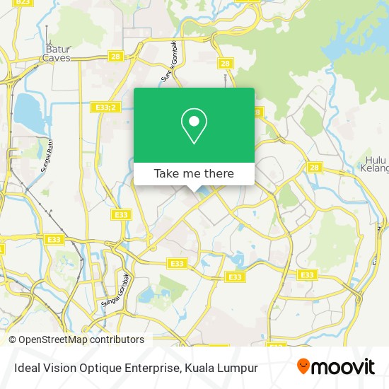 Ideal Vision Optique Enterprise map