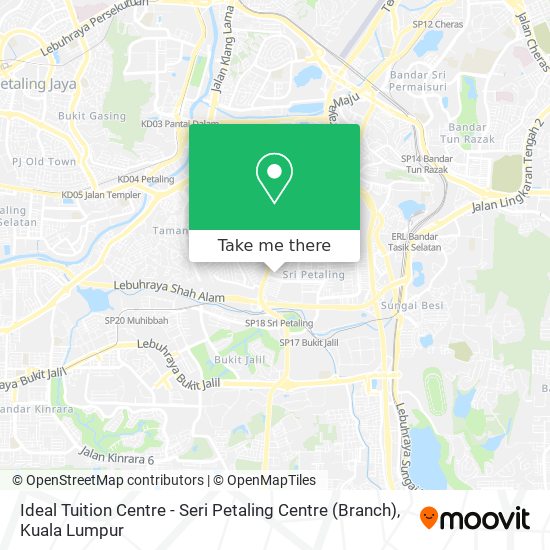 Ideal Tuition Centre - Seri Petaling Centre (Branch) map