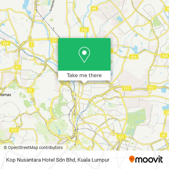 Kop Nusantara Hotel Sdn Bhd map