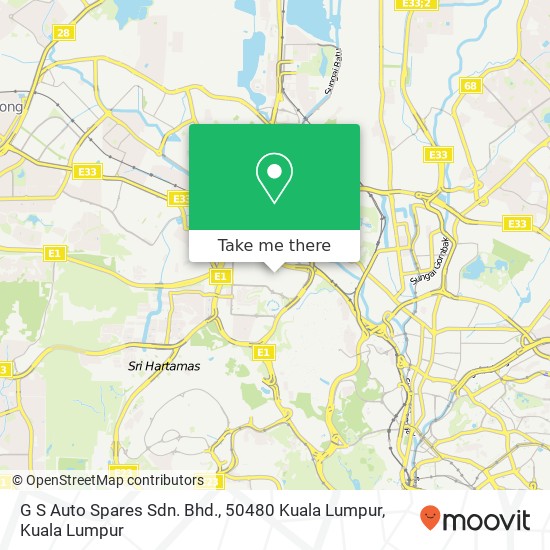 Peta G S Auto Spares Sdn. Bhd., 50480 Kuala Lumpur