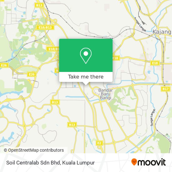 Soil Centralab Sdn Bhd map