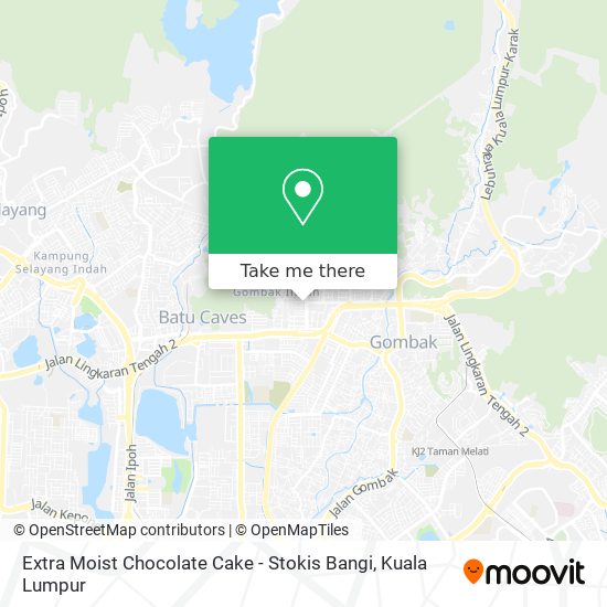 Extra Moist Chocolate Cake - Stokis Bangi map