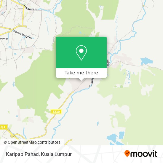 Karipap Pahad map