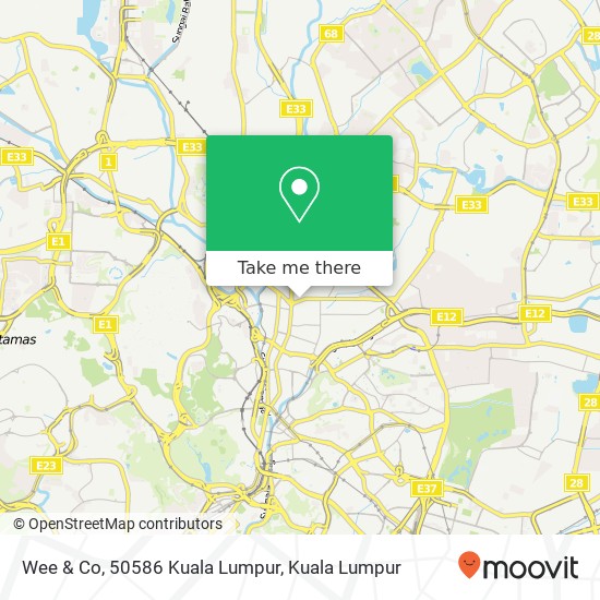 Wee & Co, 50586 Kuala Lumpur map