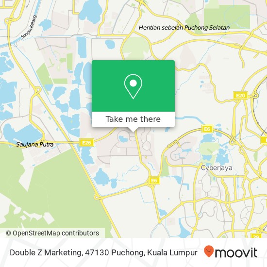 Double Z Marketing, 47130 Puchong map