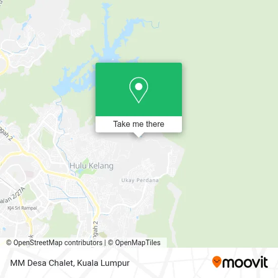 MM Desa Chalet map