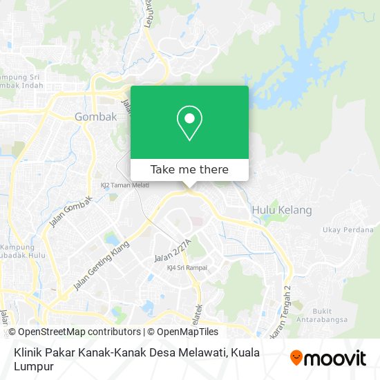 Klinik Pakar Kanak-Kanak Desa Melawati map