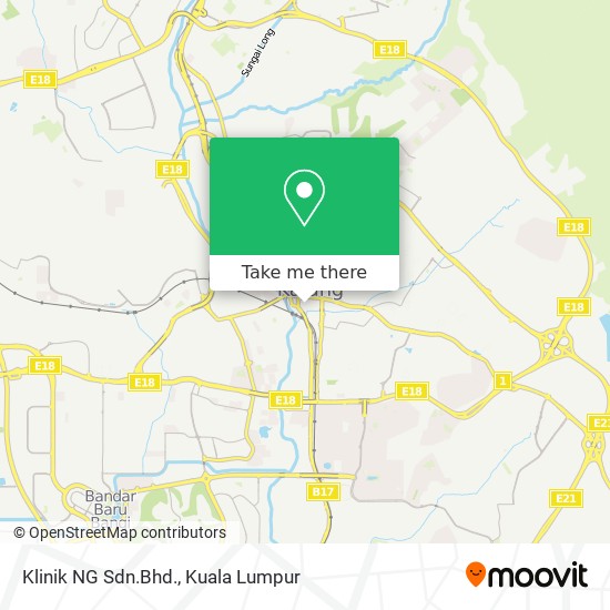 Klinik NG Sdn.Bhd. map