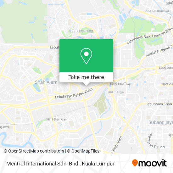 Mentrol International Sdn. Bhd. map