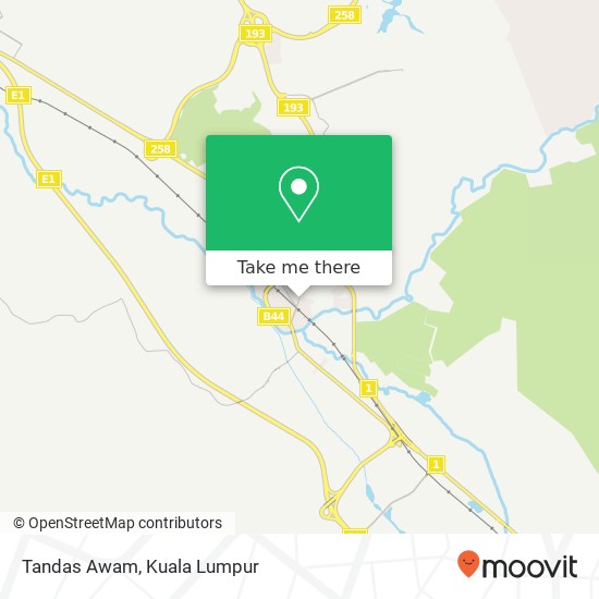 Tandas Awam map