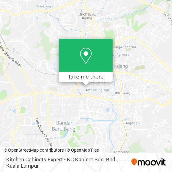 Kitchen Cabinets Expert - KC Kabinet Sdn. Bhd. map