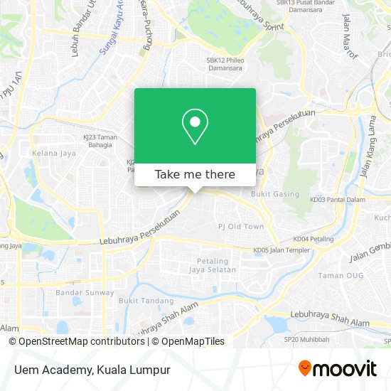 Uem Academy map