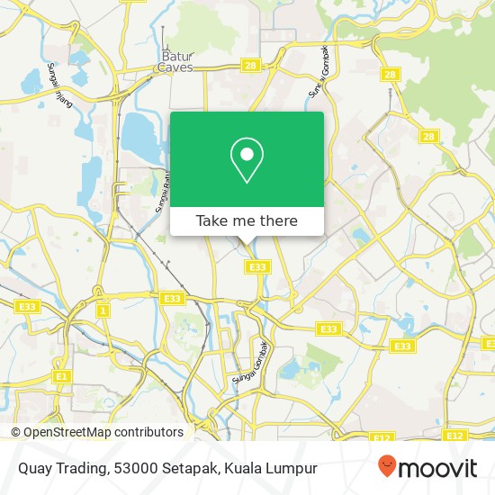 Peta Quay Trading, 53000 Setapak