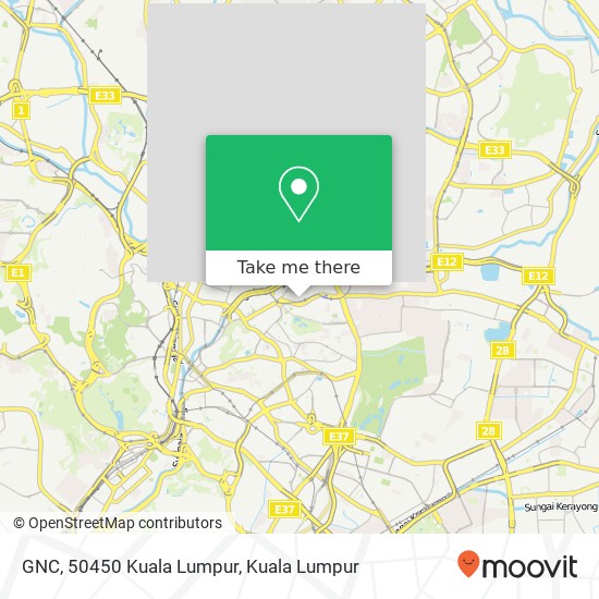 GNC, 50450 Kuala Lumpur map