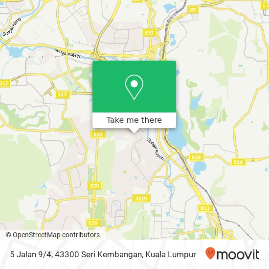 5 Jalan 9 / 4, 43300 Seri Kembangan map