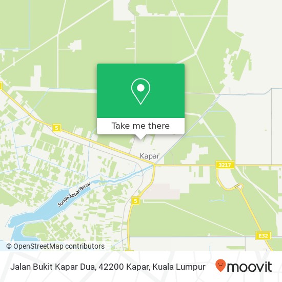 Jalan Bukit Kapar Dua, 42200 Kapar map