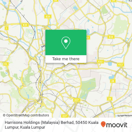 Harrisons Holdings (Malaysia) Berhad, 50450 Kuala Lumpur map
