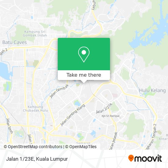 Jalan 1/23E map