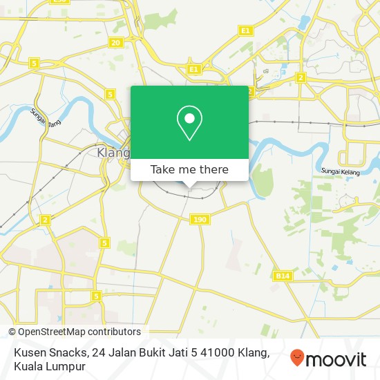 Kusen Snacks, 24 Jalan Bukit Jati 5 41000 Klang map