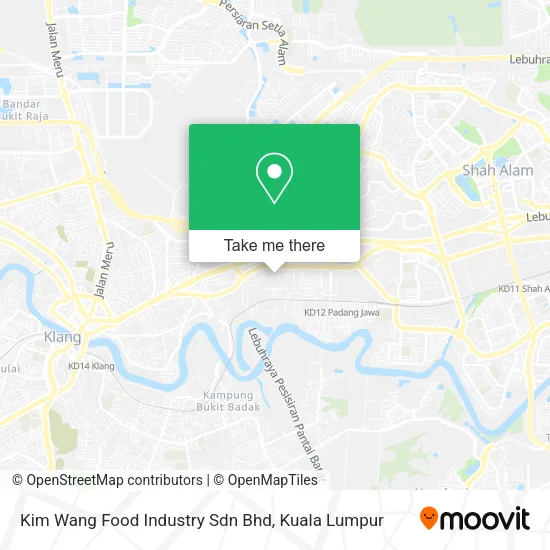 Kim Wang Food Industry Sdn Bhd map