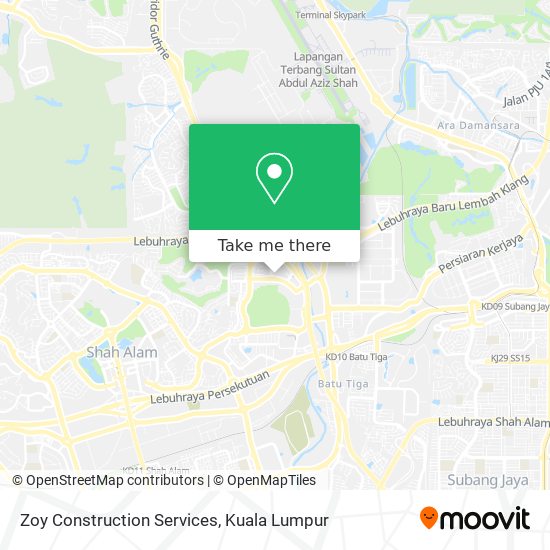 Zoy Construction Services map