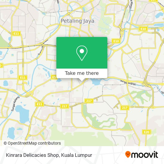 Kinrara Delicacies Shop map