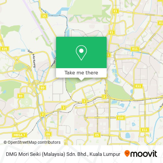 DMG Mori Seiki (Malaysia) Sdn. Bhd. map