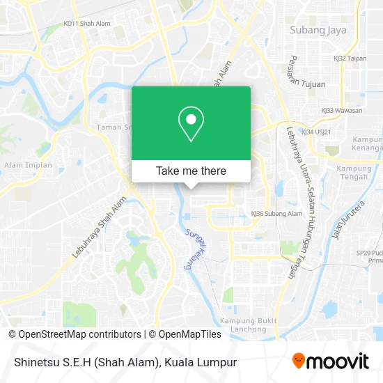 Shinetsu S.E.H (Shah Alam) map