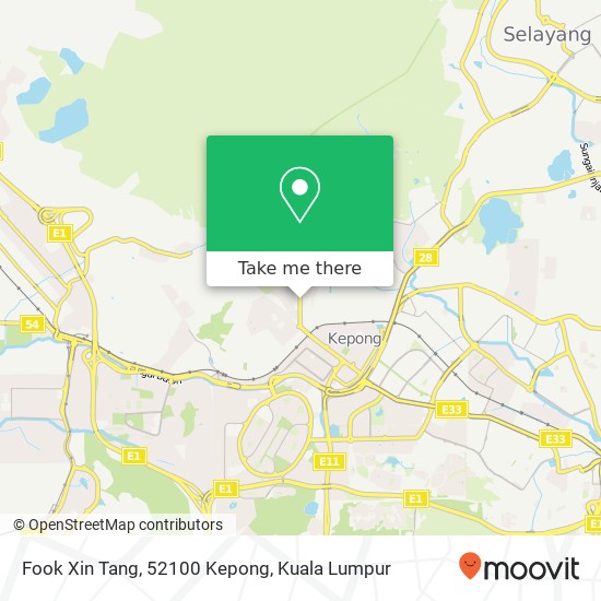 Peta Fook Xin Tang, 52100 Kepong