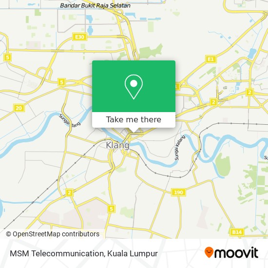 MSM Telecommunication map