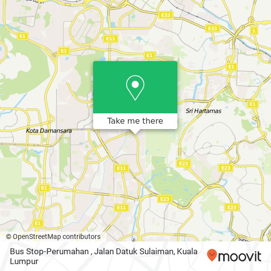 Bus Stop-Perumahan , Jalan Datuk Sulaiman map