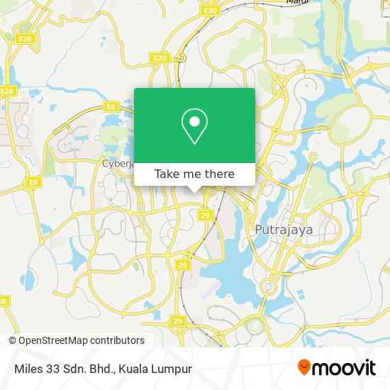 Miles 33 Sdn. Bhd. map