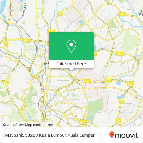 Peta Maybank, 53200 Kuala Lumpur