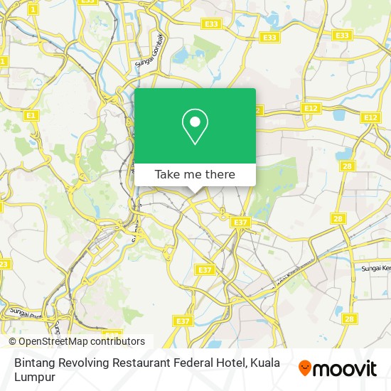 Bintang Revolving Restaurant Federal Hotel map