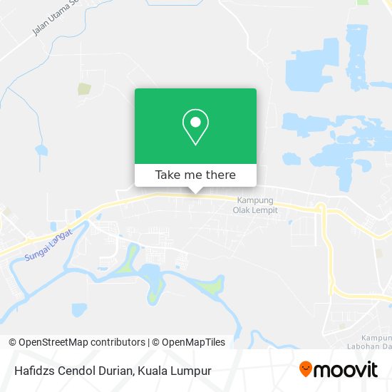 Hafidzs Cendol Durian map