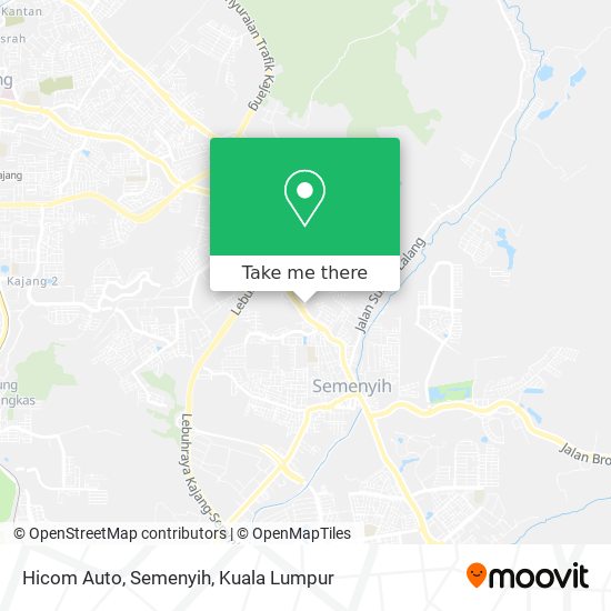 Hicom Auto, Semenyih map
