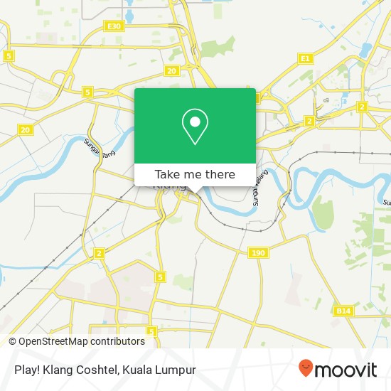 Play! Klang Coshtel map