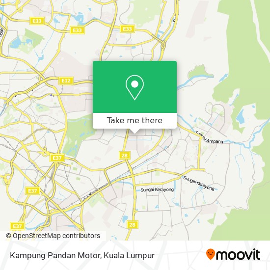 Kampung Pandan Motor map