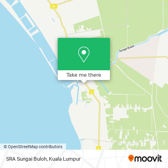 SRA Sungai Buloh map