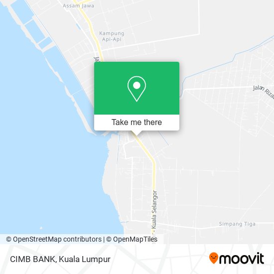 CIMB BANK map