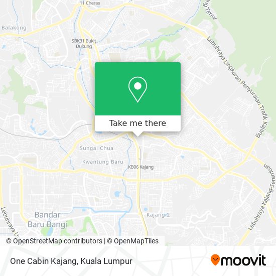 Peta One Cabin Kajang